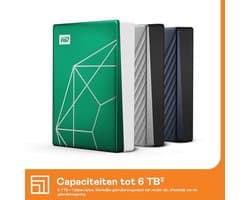6TB Draagbare Externe Harde Schijf met Ransomware Bescherming en Wachtwoord Beveiliging