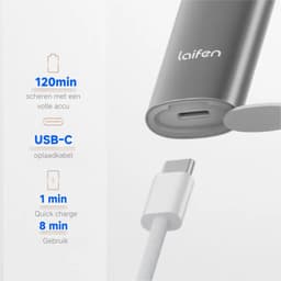 LAIFEN T1 Pro Trim & Shave Dark Silver — thumbnail 3