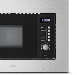 Klarstein Magnetron Verosteel inbouwmagnetron met grill – 20 l, 700 W & 800 W grill, 8 programma's, touchbediening, roestvrij staal, geïntegreerde magnetronoven - 20L - voor Keuken - Timer - RVS - glas Display - Microwave — thumbnail 3