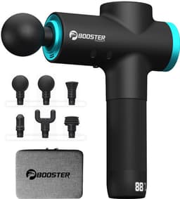 Gloovon® Massage Gun & Massagepistool - Krachtige 12kg Stall Force met AI Smart-Hit - 6 Opzetstukken & LCD Scherm - Draadloos - Zwart — thumbnail 1
