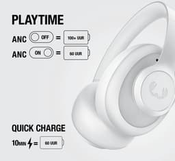Fresh 'n Rebel Clam Ace 2 – Draadloze Bluetooth Koptelefoon met Active Noise Cancelling – 100+ uur Speeltijd - Met volume wiel - Ice Grey — thumbnail 3