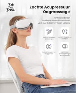 Bob and Brad EyeOasis 2 Eye Massager with Heat Function, Compression and Music, Foldable Rechargeable Eye Massager, Eye Therapy to Relieve Eye Pain, Improve Dry Eyes and Sleep — thumbnail 5