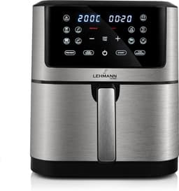 Grote luchtfriteuse met 8L capaciteit, 12 programma's en handmatige instelling, led-touch-display, vaatwasmachinebestendig — thumbnail 1