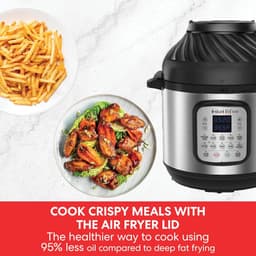 5,7 l Elektrische Multikoker met Airfryer - 11-in-1 Snelkookpan, Slowcooker, Stoompan en Grill — thumbnail 4