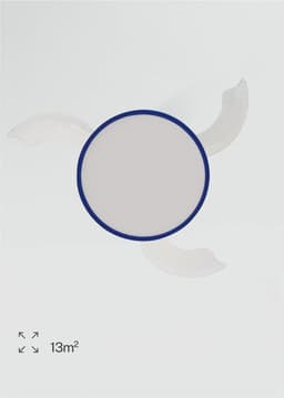 Plafondventilator met afstandsbediening en timer - 91 cm diameter, 6 snelheden, intrekbare vleugels — thumbnail 4