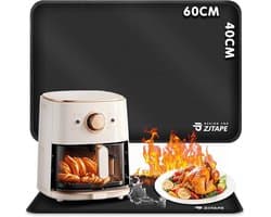 Hittebestendige Mat voor Airfryer en Magnetron - 60x40cm Siliconen Werkbladbeschermer