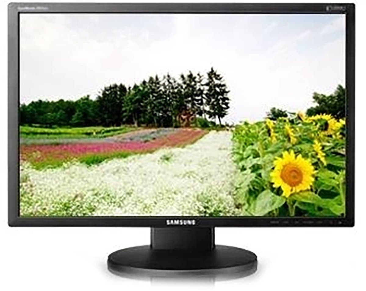 Samsung 2443BW 24� widescreen LCD monitor 24" Zwart — afbeelding 1
