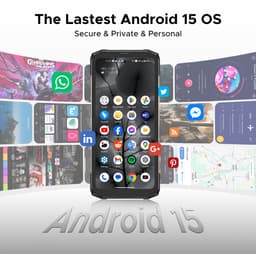 DOOGEE Blade 20 Turbo 5G -AI Smartphone - Rrugged Smartphone - 32GB RAM+256GB ROM - 10300mAh/33W - 6,6 inth HD & 90Hz- Android 15- Face ID - NFC - GPS - WiFi 6- Zwart — thumbnail 5