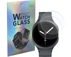 Samsung Galaxy Watch 8 44mm - 2 stuks Beschermglas Smartwatch screenprotectors van glas Transparante glazen schermbeschermfolie
