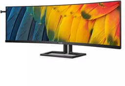 Philips gebogen bedrijfsmonitor 45B1U6900C/00, 44,5 inch, 5120x1440, 32:9, 450 cd/m², 4 ms, HDMI, DisplayPort, USB, audio-uitgang — thumbnail 3