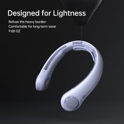RFWR® Draagbare Nekventilator met 5 Snelheden en 5000 mAh - Stil en Oplaadbaar — thumbnail 4