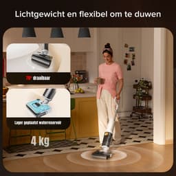Roborock F25 GT-Vloerreiniger-Nat Droog Stofzuiger-draadloos-Elektrische dweil-20000 Pa-180° platliggend-90 °C Hoge temperatuur Sneldrogend-Zelfreiniging-Anti-Klits Rol voor Huisdierhaar-Randreiniging — thumbnail 6