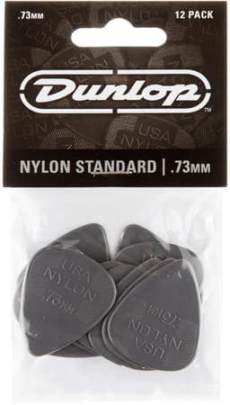 Dunlop Nylon Standard .73 Plectrum 12-Pack - Plectra — thumbnail 1