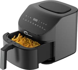 Little balance 8704 Airfryer - XXL mand - inhoud 7 liter - 1300 gram frites -10 programma's - PFAS vrij — thumbnail 1