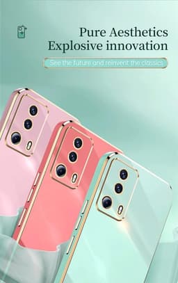Hoesje voor Xiaomi Mi 13 Lite - Flexibele TPU Cover - Blauw - Anti-kras - Schokbestendige Beschermhoes met Galvaniseer Effect. — thumbnail 5