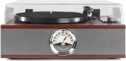 Retro Platenspeler met Bluetooth, FM Radio en CD Speler - Fenton RP180 - Hout — thumbnail 3