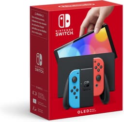 Nintendo Switch OLED - Blauw/Rood — thumbnail 1