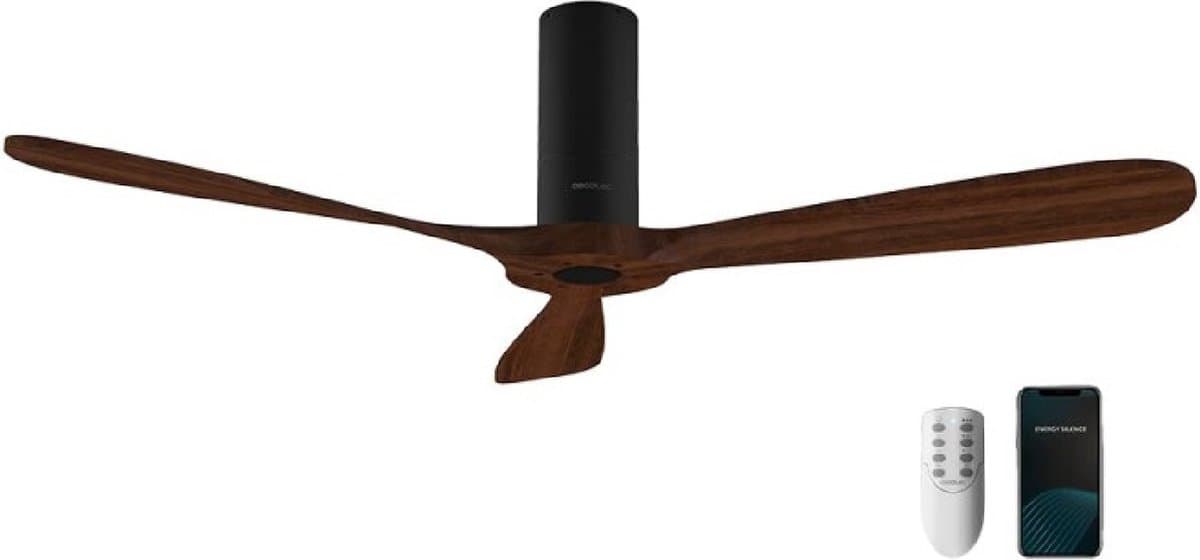 Ceiling Fan Cecotec EnergySilence 5500 Black Aqua Connected 40 W — afbeelding 1