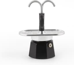 Bialetti Mini Express 2 Kops – Espressomaker – Aluminium – Inclusief 2 Espressokopjes — thumbnail 1