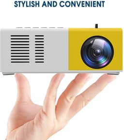 Igoods Mini Beamer - Led Projector Voor Multimedia - Draagbare Filmprojector - Home Cinema - Ondersteuning Voor AV/USB/HDMI/TF-Ingang Voor Home Entertainment — thumbnail 4