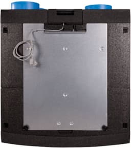 Orcon HRC-500 EcoMax WTW unit met isolerende EPP behuizing, vochtsensor en randaarde, zwart/wit — thumbnail 3