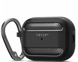 Spigen - Apple AirPods Pro 1/2 hoesje - Rugged Armor - Zwart