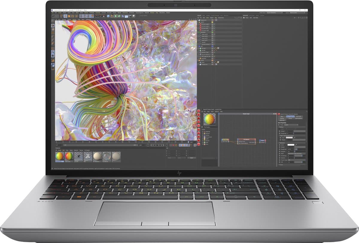 HP ZBook Fury 16 G9 | Intel Core i7 | NVIDIA RTX A1000 | 39.6 (15.6″) | 512 GB SSD | 16 GB DDR4 | US | WiFi | Windows 11 Pro — afbeelding 1
