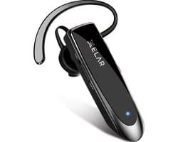 Draadloze Headset - Bluetooth 5.0 oortjes - Handsfree bellen - Oordopjes - 24 uur bellen - Noice Cancelling Microfoon - Zwart