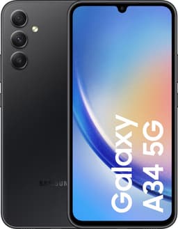 Samsung Galaxy A34 5G - 128GB - Enterprise Edition - Awesome Black — thumbnail 1