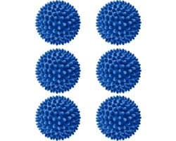 Drogerballen - Wasbollen - 6 Stuks - Siliconen - Sneller droog - Anti-kreuk