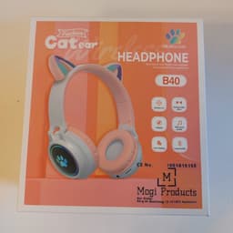 Kinder Koptelefoon-Draadloze Hoofdtelefoon-Bluetooth Koptelefoon Kinderen Met Kattenoortjes-Kinder Hoofdtelefoon Over Ear — thumbnail 3