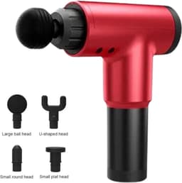 Massage Gun draadloos - High Power zeer krachtig oplaadbaar met attributen - Ideaal voor sportmassage en Erotische massages - ROOD — thumbnail 1
