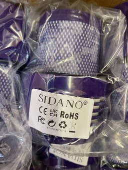 SIDANO® HEPA filter - geschikt voor Dyson V10, SV12 stofzuigers - (4 filters + borstel) — thumbnail 3