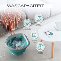 Gratyfied - Kleine Wasmachine - Draagbare Wasmachine - Opvouwbare Wasmachine — thumbnail 4