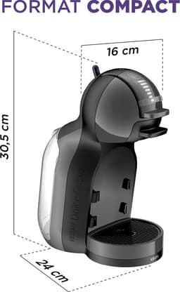 Krups NESCAFÉ Dolce Gusto Mini Me KP1238 - Koffiecupmachine - Antraciet - Automatische Stop - Compact - Voor Dolce Gusto Cups — thumbnail 4
