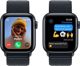 Apple Watch SE 2023 - GPS + Cellular - 40mm - Midnight Aluminium Case with Midnight Sport Loop — thumbnail 5