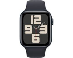 Apple Watch SE 2023 - GPS + Cellular - 44mm Midnight Aluminium Case with Midnight Sport Band - M/L