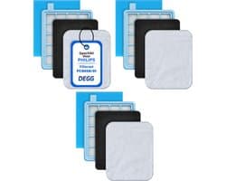DEGG® - Hepa Filterset - Geschikt voor Philips PowerPro Compact, PowerPro Active Series - Vervangt FC8058/01 - Stofzuigerfilter - VOORDEELVERPAKKING - 3 SET(S)