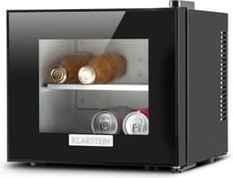 Klarstein Mini-Koelkast Frosty 10L 65W Zwart - Minikoelkast Drankkoeler Hotelkoelkast,8L 30 dB - voor Hotelkamer voor Kantoor voor Slaapkamer - LED-Binnenverlichting Glasdeur Stil - Mini Fridge - Kleine Koelkast - Compact Koelkast — thumbnail 15