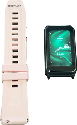 DrPhone GlucoSense Plus - Smartwatch PPG + ECG Hartslagmeter - Glucosemeter - Gezondheidsband Fitness Tracker - Roze — thumbnail 3