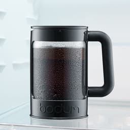 Bodum | Bean Cafetière voor ijskoffie / cold brew | Kunststof BPA-vrij | 1.5L | 12 kops | Zwart — thumbnail 3