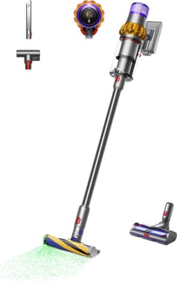Dyson V15 Detect Absolute - Steelstofzuiger - Nikkel/Geel - 230 Air Watts - Geavanceerde detectie — thumbnail 1