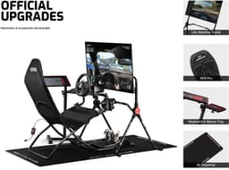 Next Level Racing GTLite Air - Sim Racing Cockpit - Opvouwbaar incl. Hardware - Verstelbaar - Mesh — thumbnail 2