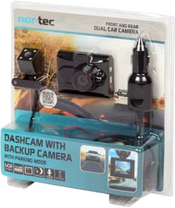 Nor-Tec Dashcam met achtercamera Full HD - Voor- en achtercamera - Met parkeerbewaking - Full HD-opnames — thumbnail 1
