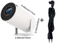 High-definition smart-projector, native resolutie van 1280 x 720p, compacte draagbare projector, 180° draaibaar, netwerkverbinding, geen projectiescherm nodig — thumbnail 1