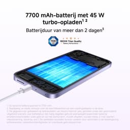 REDMI Note 17 - Black - 4G RAM - 128GB - 7700 mAh-batterij met 45 W turboladen - 6,99" FHD+ oogvriendelijk AMOLED-display - IP65 stof- en waterbestendigheid — thumbnail 4