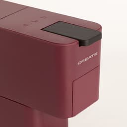 CREATE - Multi-capsule espressomachine en gemalen koffie - Bordeauxrood - THERA STUDIO — thumbnail 3