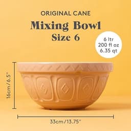 Mengkom Porselein 33 cm - Multi Kleuren, 6 Liter - Chipbestendig en Ergonomisch — thumbnail 3