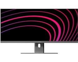 Alogic Edge 40 inch Ultrawide Monitor (WQHD) – Maximale resolutie 3440 x 1440 – Reactietijd 4ms – USB-C host verbinding met 90W opladen - Grijs