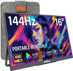 16 inch 144Hz draagbare monitor – FHD 1200P tweede scherm — thumbnail 1